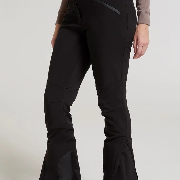 Mountain Warehouse Womens  Softshell Ski Pants Size 6 Excellent Condition Blk - Picture 1 of 15